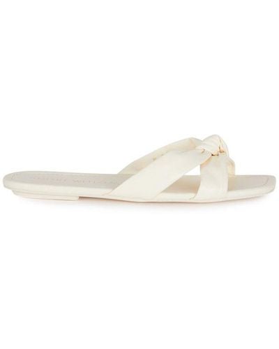 Stuart Weitzman Playa Knot Sandals - White