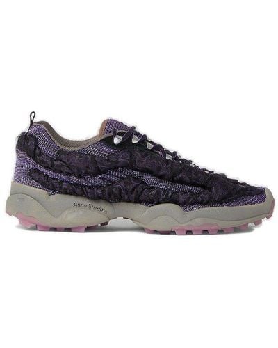 Acne Studios Bubba Lace-up Sneakers - Blue
