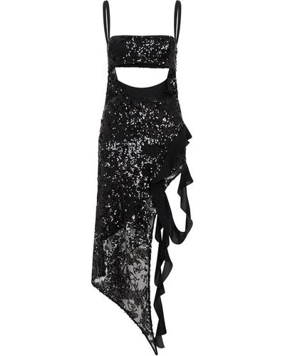 The Attico Nora Mini Dress - Black