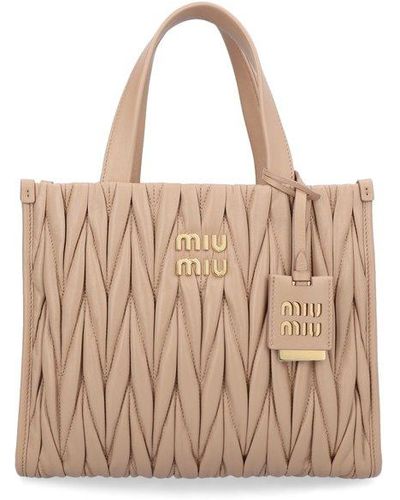 Miu Miu Miu Miu Matelassé Mini Tote Bag - Stylemyle