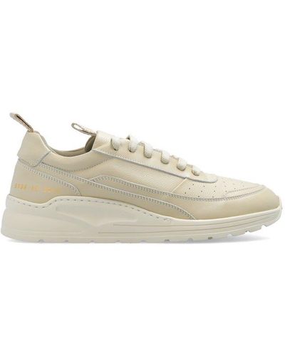 Common Projects Track 90 Lace-up Trainers - Natural