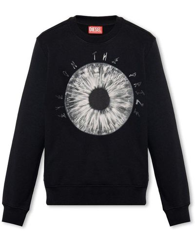 DIESEL S-ginn-l5 Sweatshirt - Black