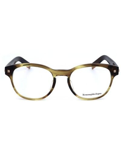 Zegna Square-frame Sunglasses - Black