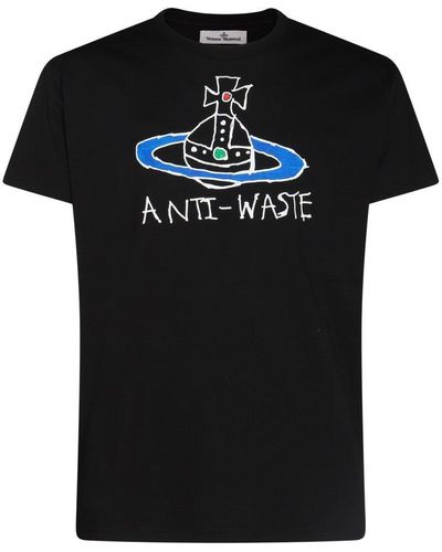 Vivienne Westwood Orb Printed Crewneck T-shirt - Black
