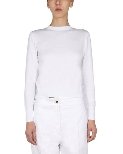 Patou Jersey With Bow - White