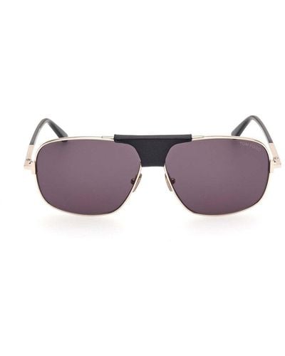Tom Ford Square-frame Sunglasses - Purple