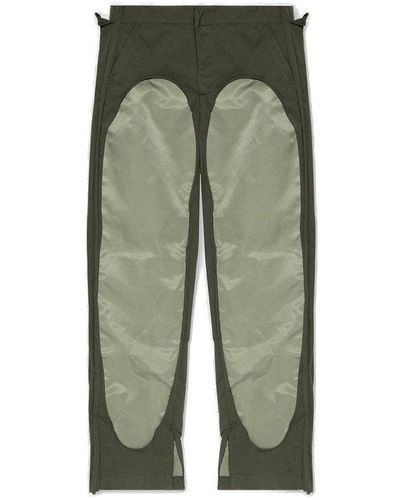 DIESEL 'p-crossy' Panelled Trousers - Green