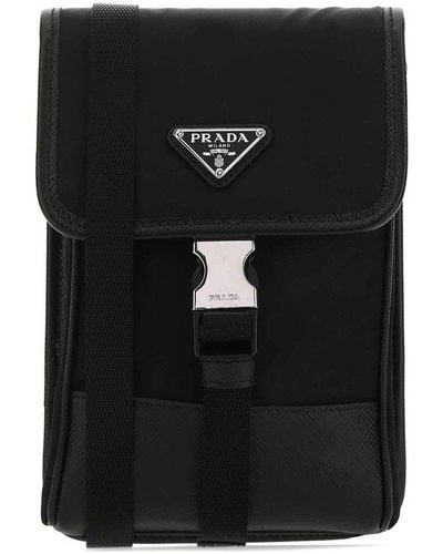 Prada Re-nylon Phone Case - Black