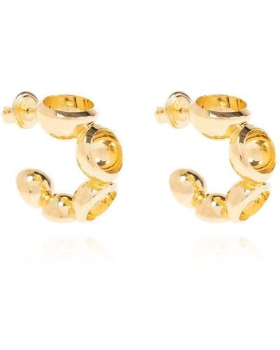 Bottega Veneta Gold-plated Earrings, - Metallic