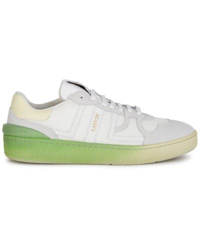 Lanvin Clay Lace-up Sneakers - White