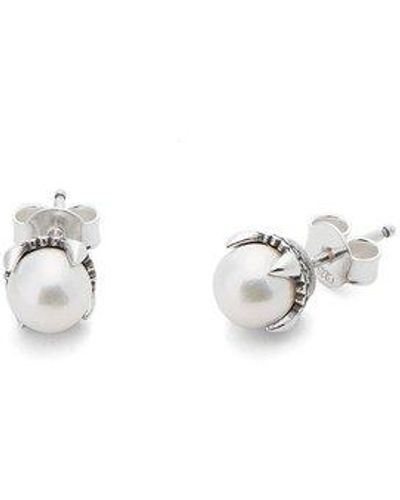 Emanuele Bicocchi Pearl Earrings - White