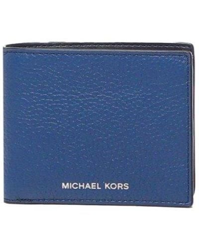 MICHAEL Michael Kors Logo Printed Bi-fold Wallet - Blue