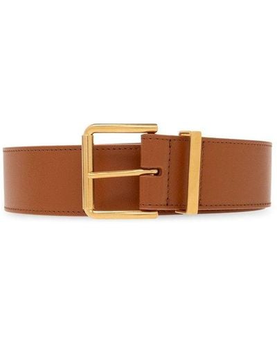 Chloé Leather Belt - Brown