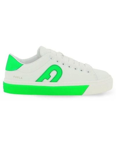 Furla Joy Lace-up Sneakers - Green