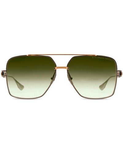 Dita Eyewear Navigator Frame Sunglasses - Green