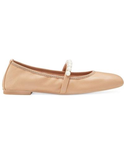 Stuart Weitzman , Goldie Ballet Flat, Flats And Loafers, - Natural