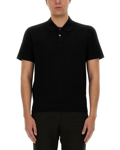 Theory Regular Fit Polo Shirt - Black