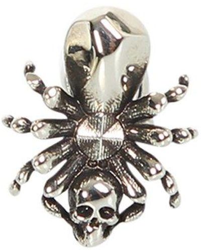 Alexander McQueen Spider Motif Earring - Metallic