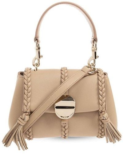 Chloé 'penelope Mini' Shoulder Bag, - Natural