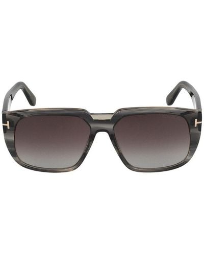 Tom Ford Square Frame Sunglasses - Gray