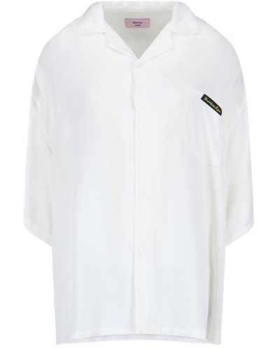Martine Rose Back Logo Shirt - White