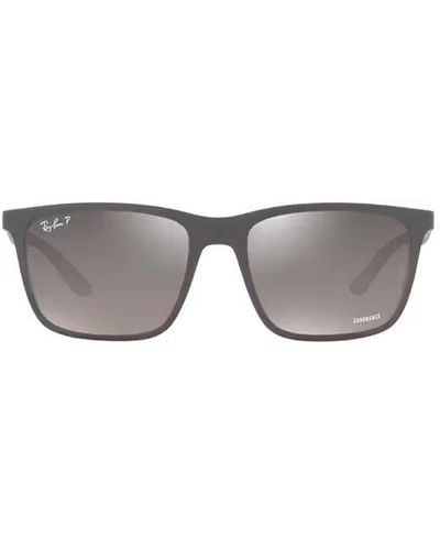 Ray-Ban Rectangular Frame Sunglasses - Grey