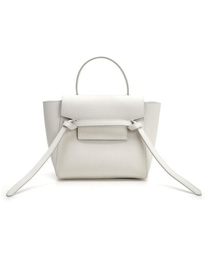 Celine Nano Belt Bag - White