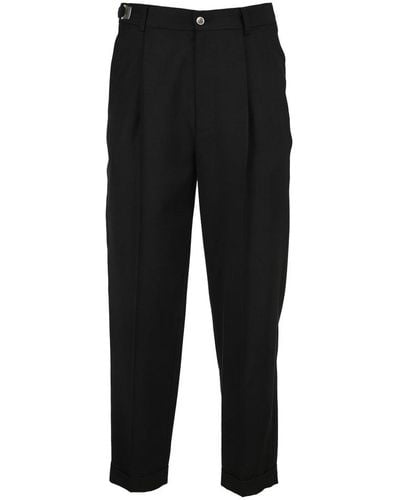 Magliano Buttoned Tailored Trousers - Black
