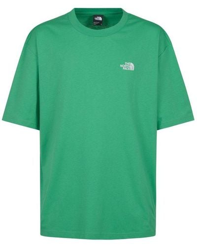 The North Face Logo Embroidered Crewneck T-shirt - Green