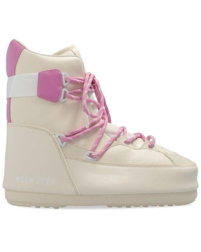 Moon Boot Icon Mid Snow Boots - Pink