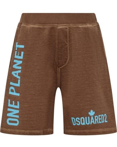 DSquared² One Life One Planted Shorts - Brown
