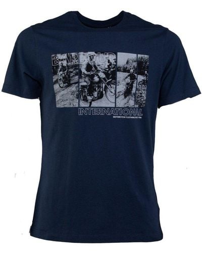 Barbour Arter Motif Printed T-shirt - Blue