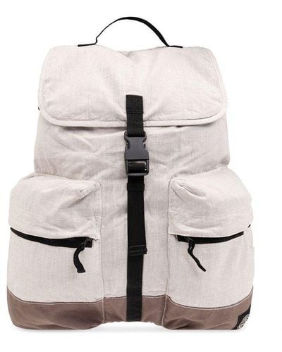 Stone Island Linen Backpack, - Grey