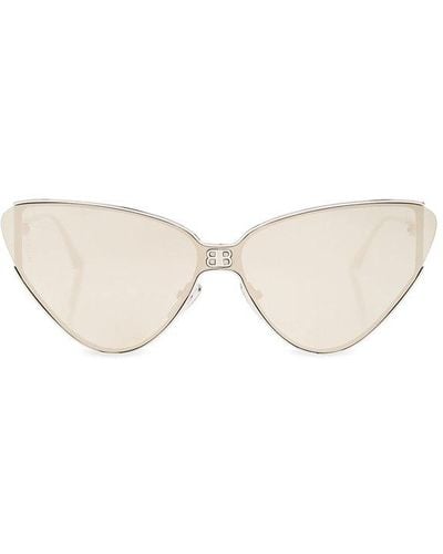 Balenciaga 'shield 2.0' Sunglasses, - Metallic