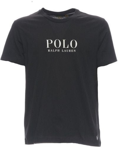 Polo Ralph Lauren Logo-printed Crewneck T-shirt - Black