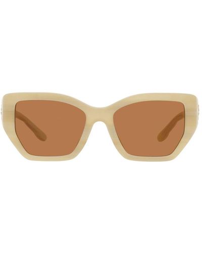 Tory Burch Kira Slim Rectangular Sunglasses - ShopStyle