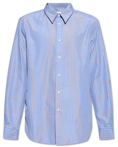 Paul Smith Striped Pattern Shirt - Blue