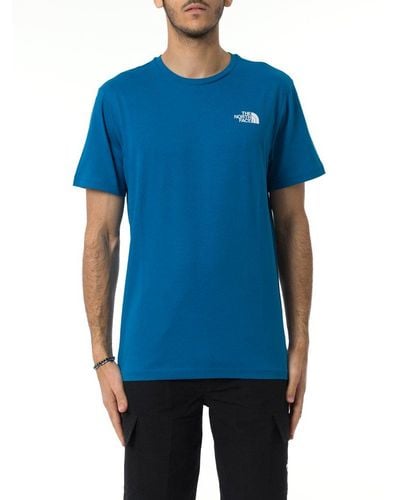 The North Face Logo Printed Crewneck T-shirt - Blue
