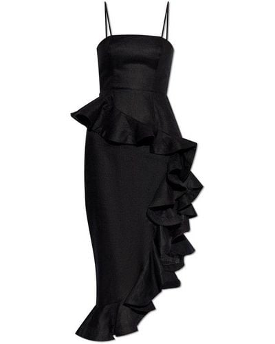Zimmermann Dress With Ruffles - Black