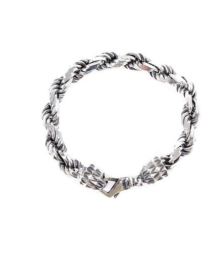 Emanuele Bicocchi Woven Bracelet - Metallic