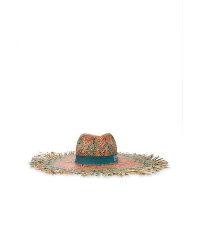 Etro Raffia Hat - Multicolor