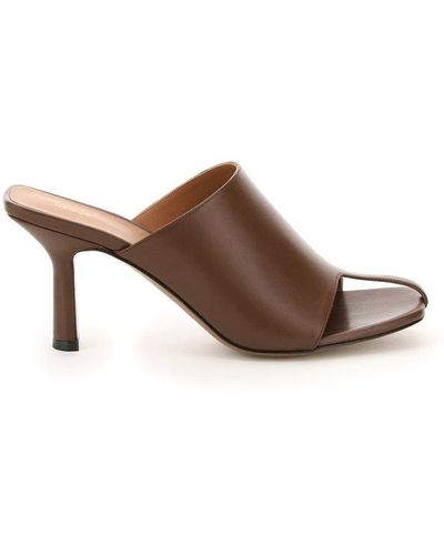 Neous Jumel Thong Mules - Brown