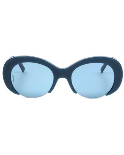 M Missoni Round Frame Sunglasses - Blue
