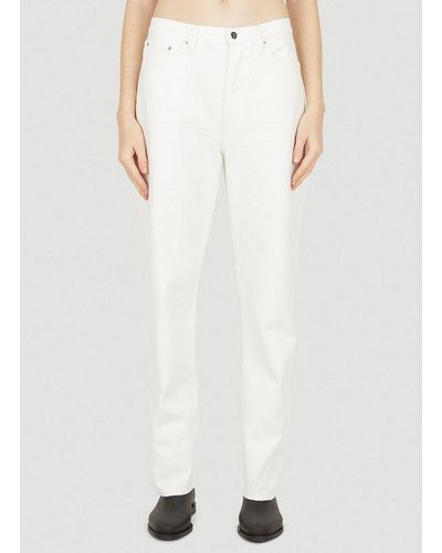 Totême Twisted Seam Jeans - White