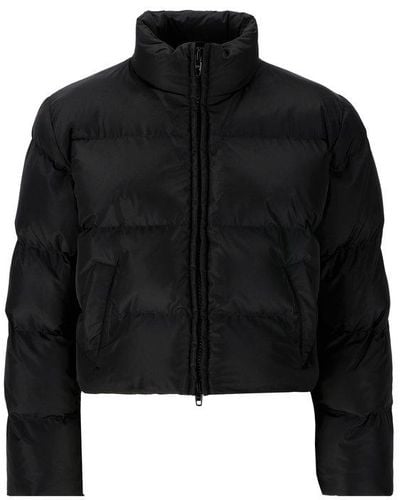 Balenciaga Shrunk Down Jacket In Technical Fabric - Black