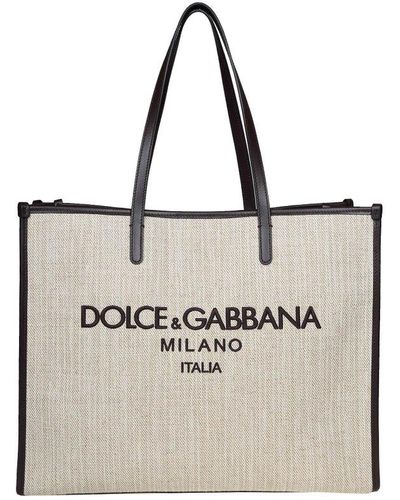 Dolce & Gabbana Shopper Bag - Natural