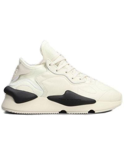 Y-3 Kaiwa Lace-up Trainers - White