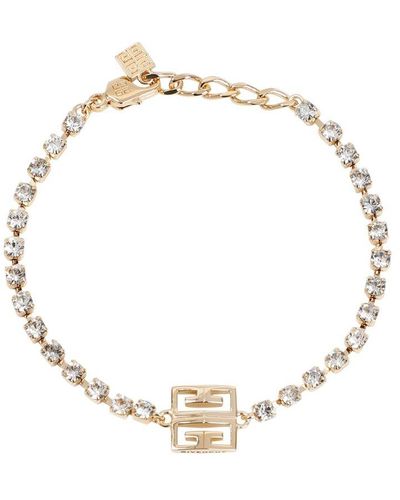 Givenchy 4g Crystal Bracelet Jewelry - Metallic