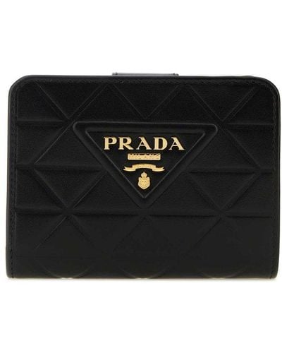 Prada Black Leather Wallet