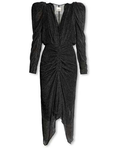 Isabel Marant 'maray' Silk Dress - Black